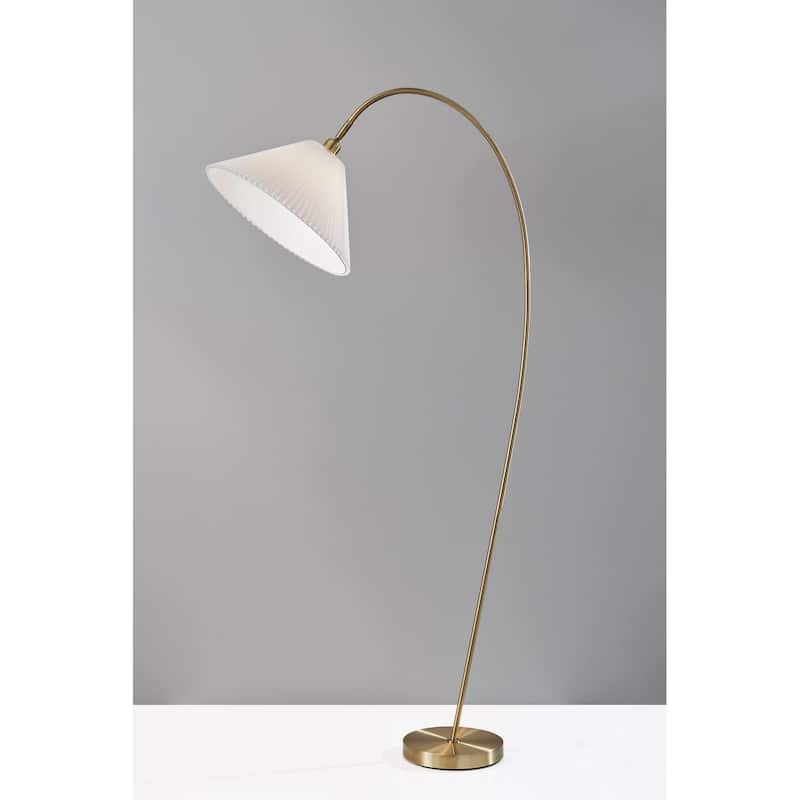 Delaney Floor Lamp - Antique Brass