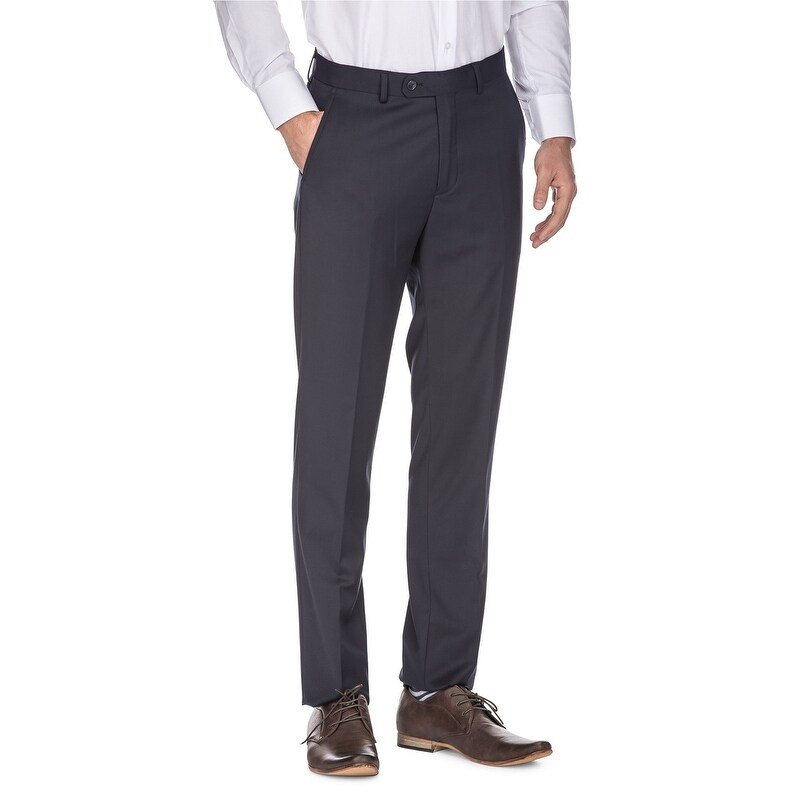 black slim slacks
