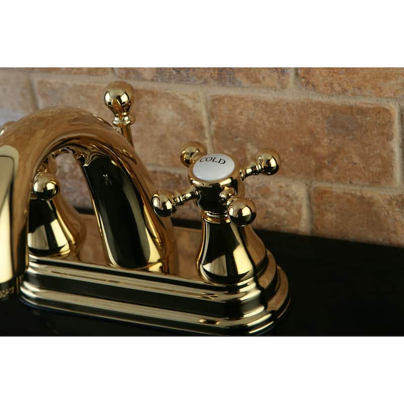 Kingston Brass English Vintage Centerset Bathroom Faucet with Brass