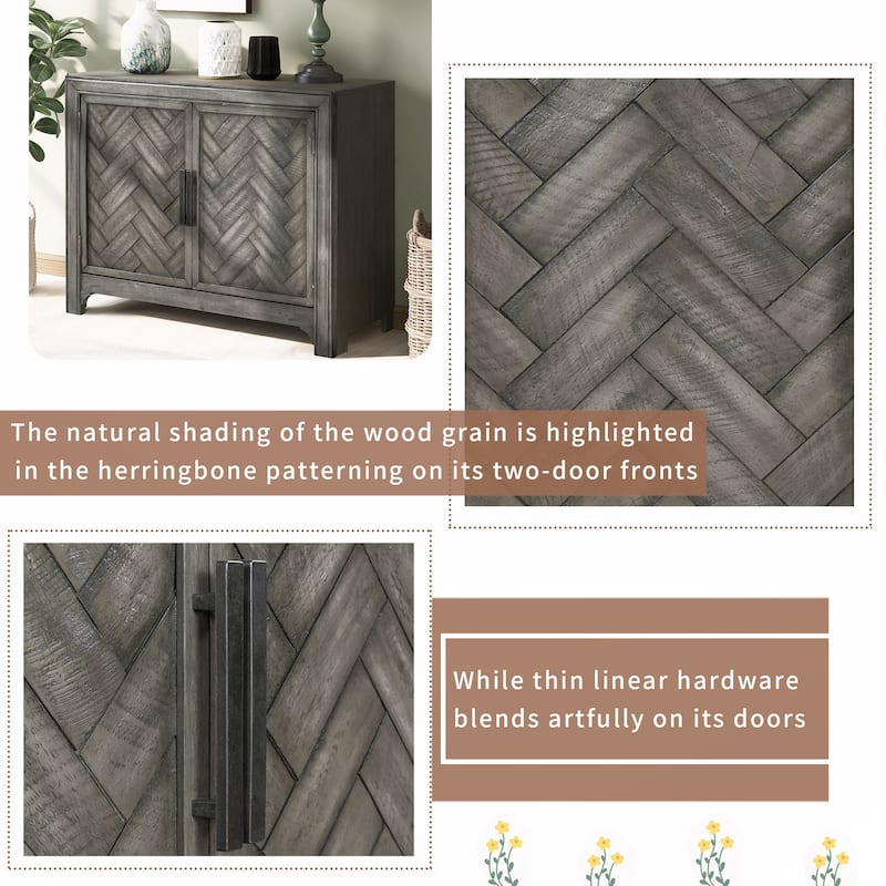 Console Table Sofa Table with 2 Shelves