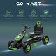 preview thumbnail 4 of 16, Kids Pedal Go Kart Ride-On Toy with Adjustable Seat, Suspension, Hand Brake & Rubber Wheels, for Ages 5-12, 110 lbs Capacity