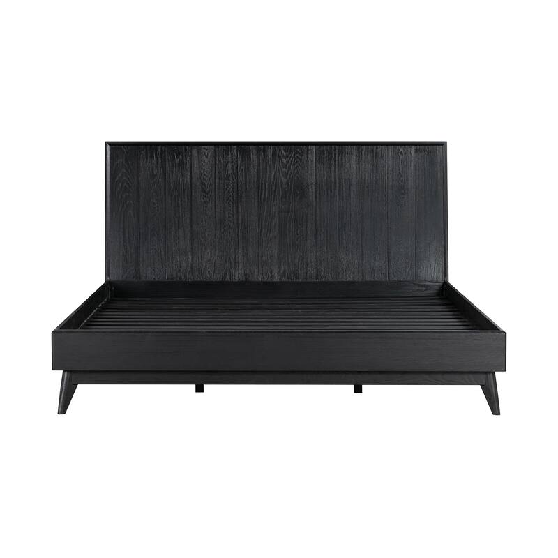Carnaby Platform Bed Frame in Black Wood