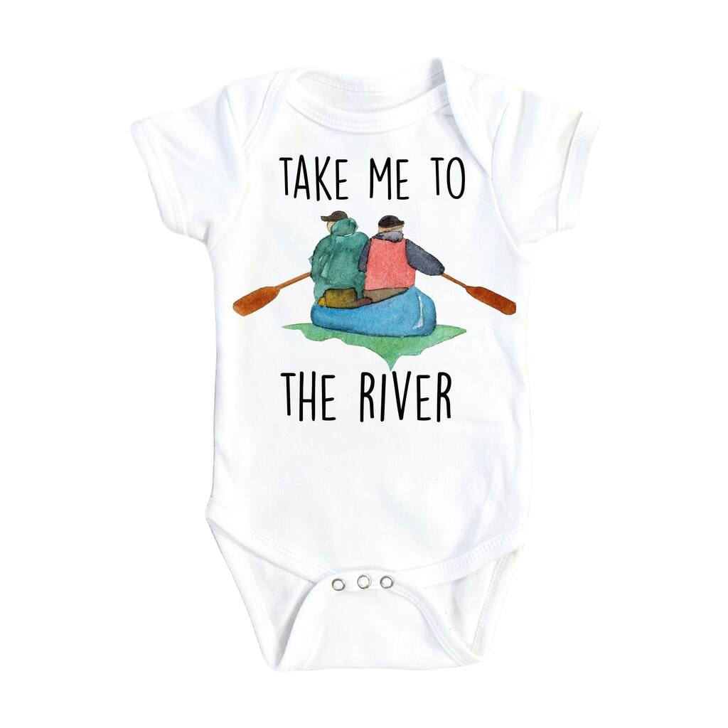 Canoe River - Baby Boy Girl Clothes Infant Bodysuit Funny Cute Newborn