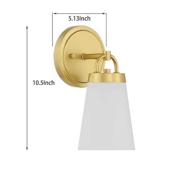 Acroma 1 light Moden Gold Armed Sconce