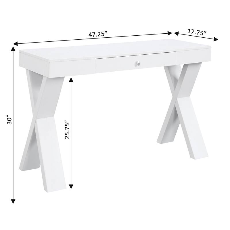 Convenience Concepts Newport Desk with Drawer