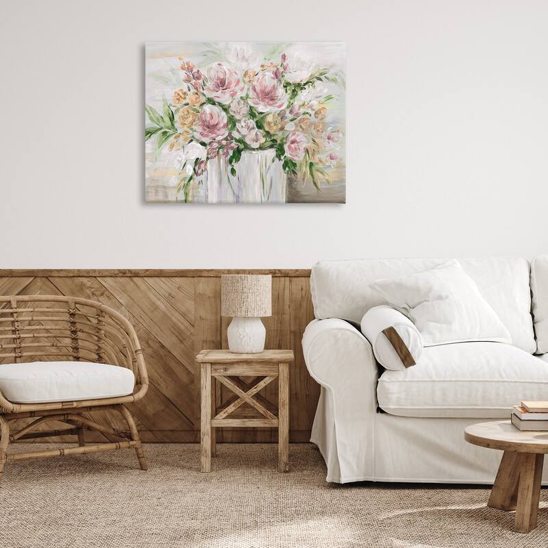 Stupell Country Style Floral Assortment Canvas Wall Art Design By Kristen Brockmon