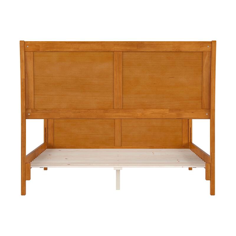 AFI, Portland Solid Wood Low Profile Platform Bed with Matching Footboard