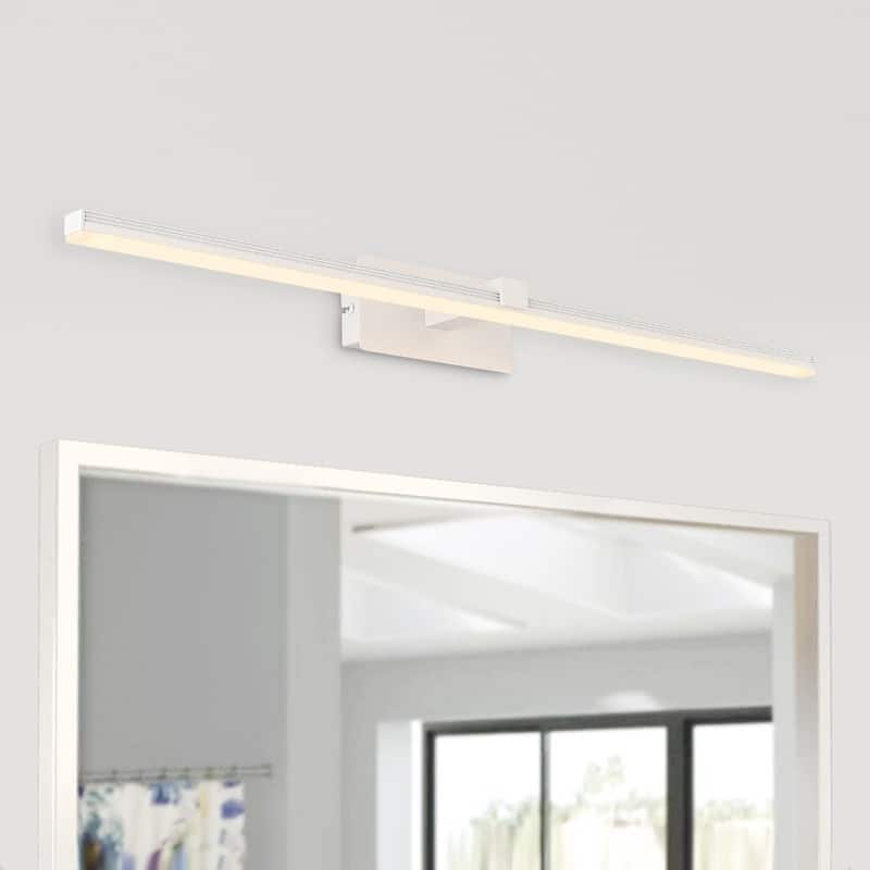 Contemporary Bathroom Led Vanity Light - 31.7 Inches - White/3000K