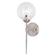 preview thumbnail 7 of 11, Olson 1 Light Mid-Century Modern Wall Sconce Clear Globe Glass - 6-in. W x 16.5-in. H x 7-in. D