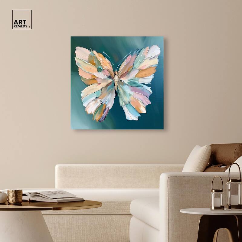 Wings of Duality Canvas by Art Remedy, Gallery Wrapped