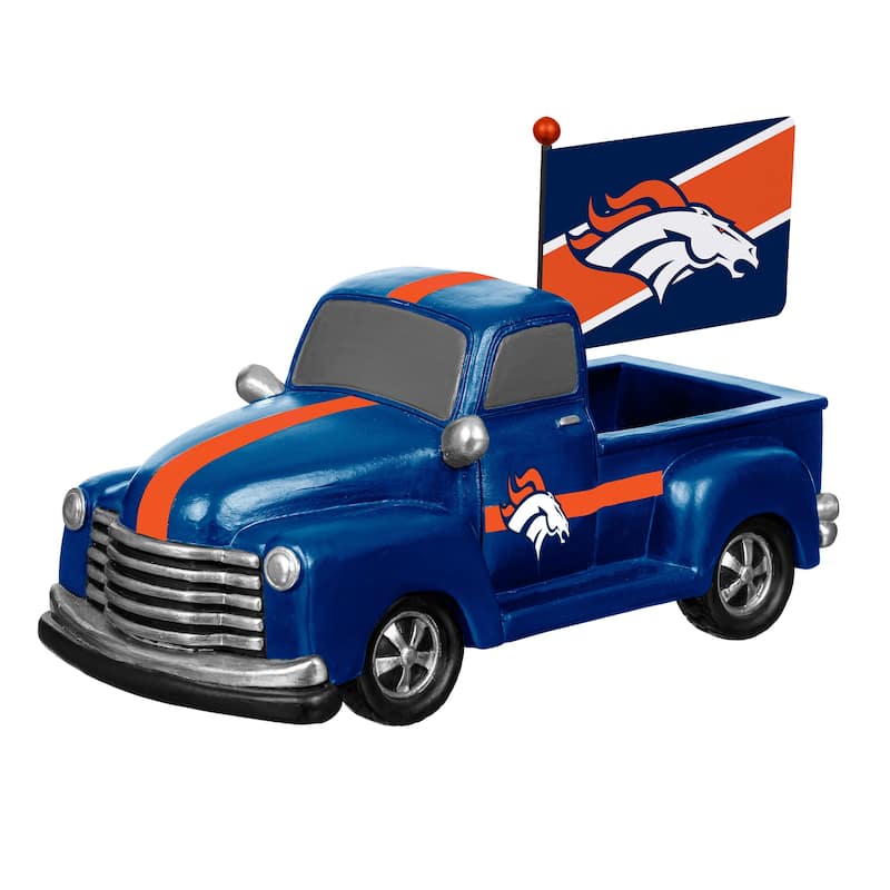 NFL Rally Truck Garden Statue with Team Flag