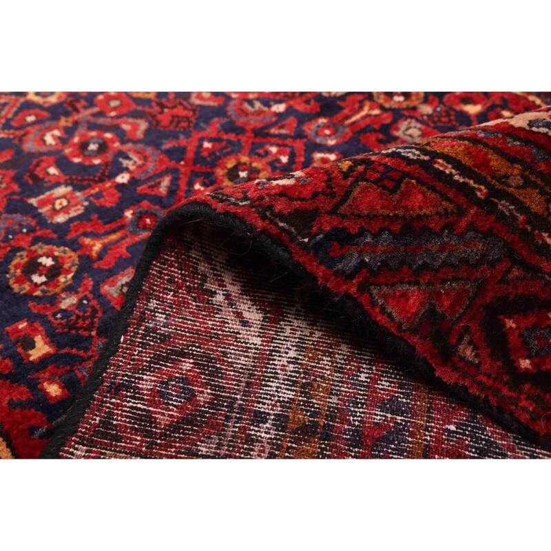 ECARPETGALLERY Hand-knotted Andelz Dark Navy Wool Rug - 3'1 x 10'6