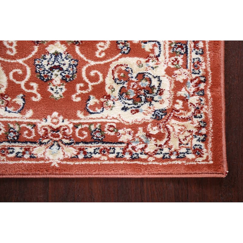 Floral Medallion Transitional Oriental Turkish Rug Traditional Carpet