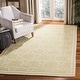 preview thumbnail 7 of 107, SAFAVIEH Handmade Flatweave Dhurries Valarie Modern Moroccan Wool Rug 3' x 5' - Light Green/Ivory - Rectangle