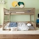 preview thumbnail 11 of 15, Full XL over Queen Bunk Bed with Ladder and Guardrails