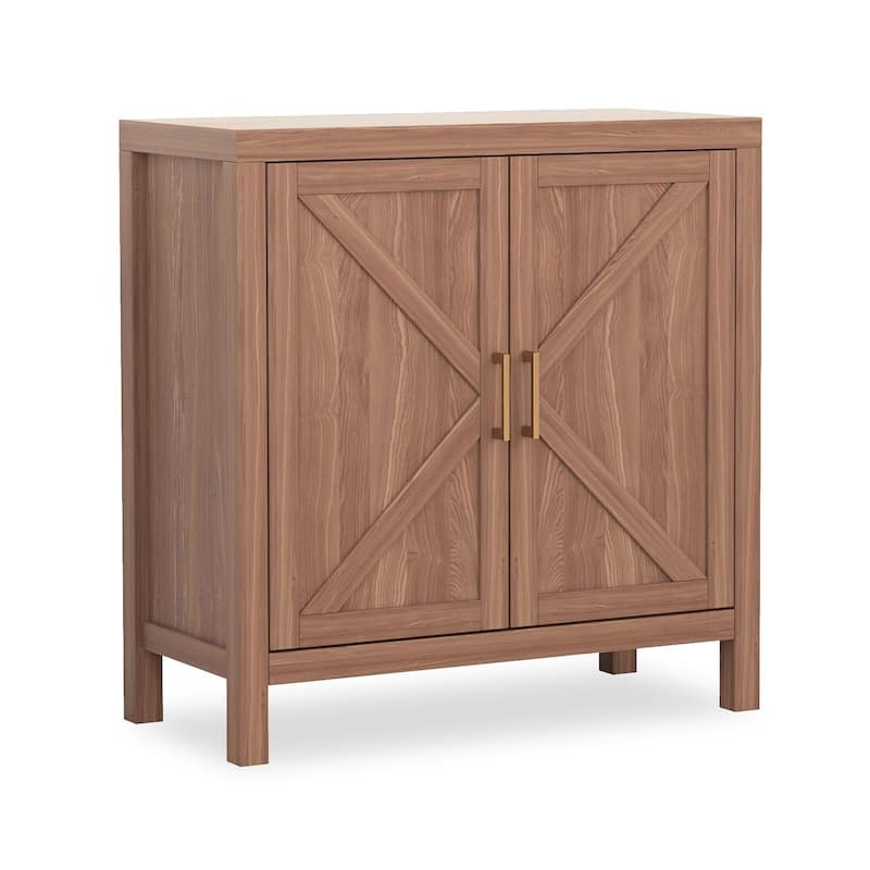 Sideboard Kitchen Storage Cabinet, Wooden Buffet Cabinet with Adjustable Shelves
