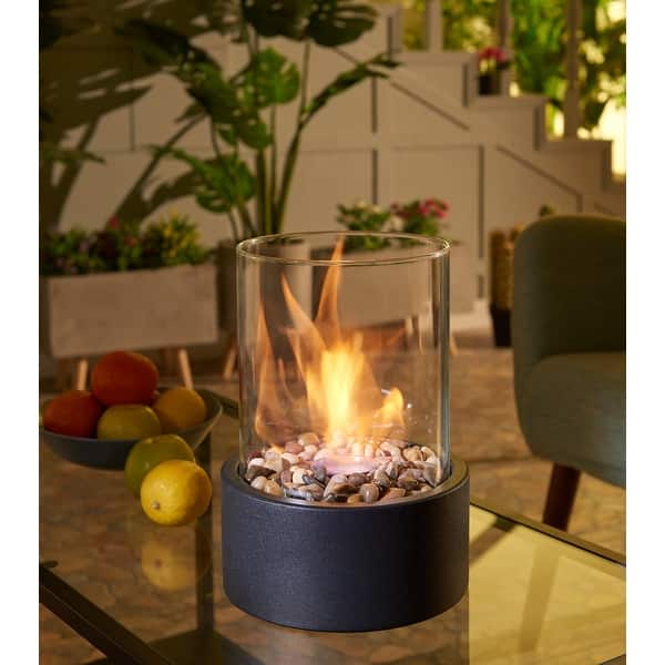 Danya B. 11-inch Indoor/Outdoor Portable Tabletop Fire Pit - Bed