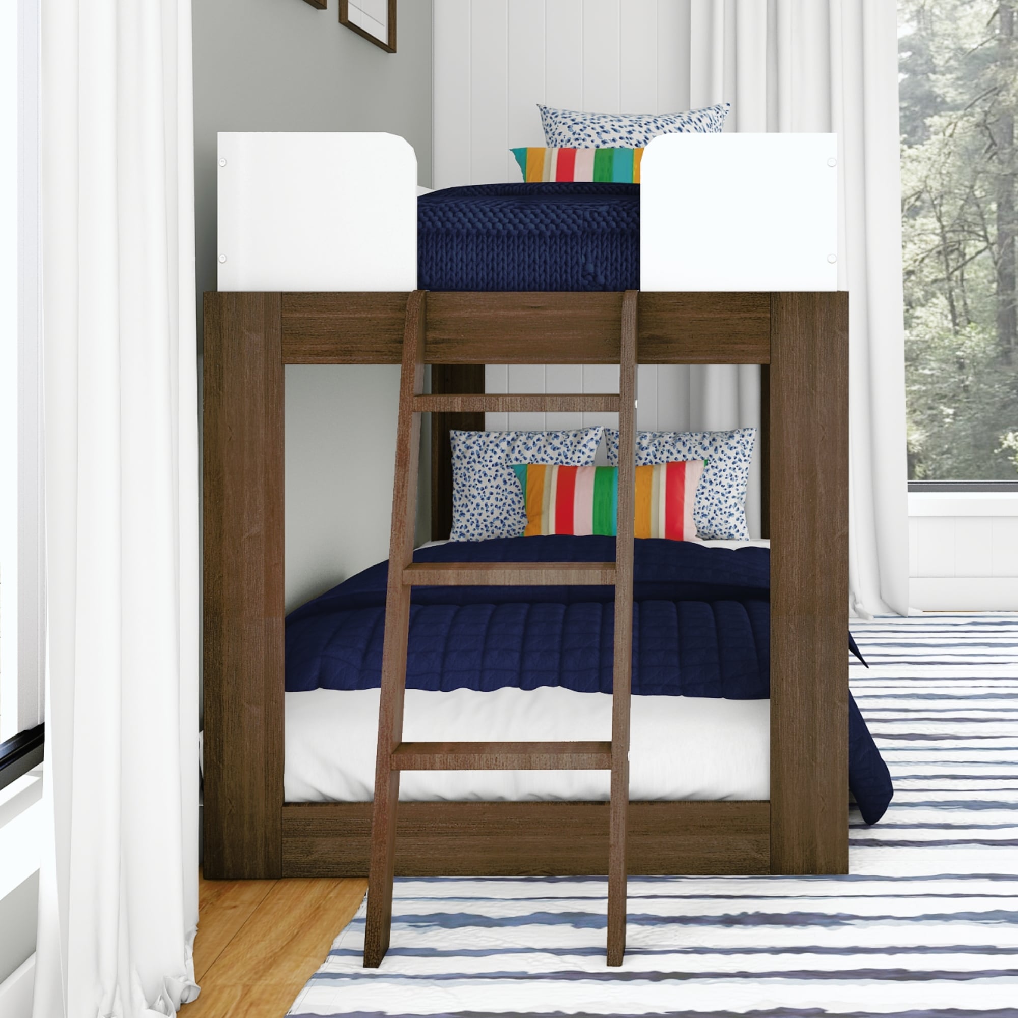 Mid century on sale modern bunk bed