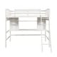 preview thumbnail 6 of 34, Twin Loft Bed with Shelves, Desk, and Ladder - Perfect for Multi-Use Spaces