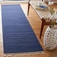preview thumbnail 35 of 34, SAFAVIEH Handmade Kilim Bernd Wool Fringe Rug 2'3" x 9' Runner - Navy/Blue - Runner