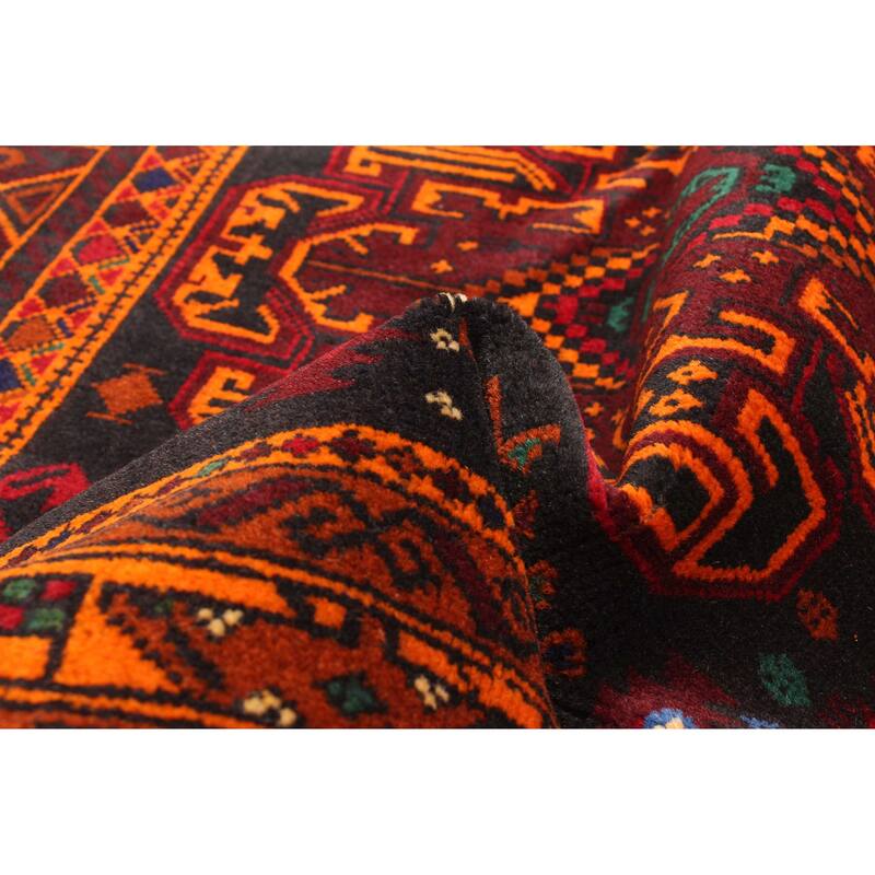 ECARPETGALLERY Hand-knotted Teimani Black Wool Rug - 2'11 x 4'3