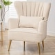 preview thumbnail 2 of 65, HOMYKA Modern Wingback Arm Chair Upholstered Accent Chair