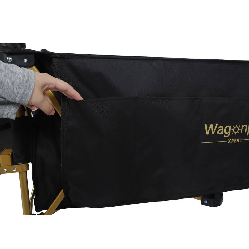 67-1/2in Extra long large Heavy Duty Utility Beach Wagons with Opened Tailgate and All-Terrain Wheels, 480lbs Capacity