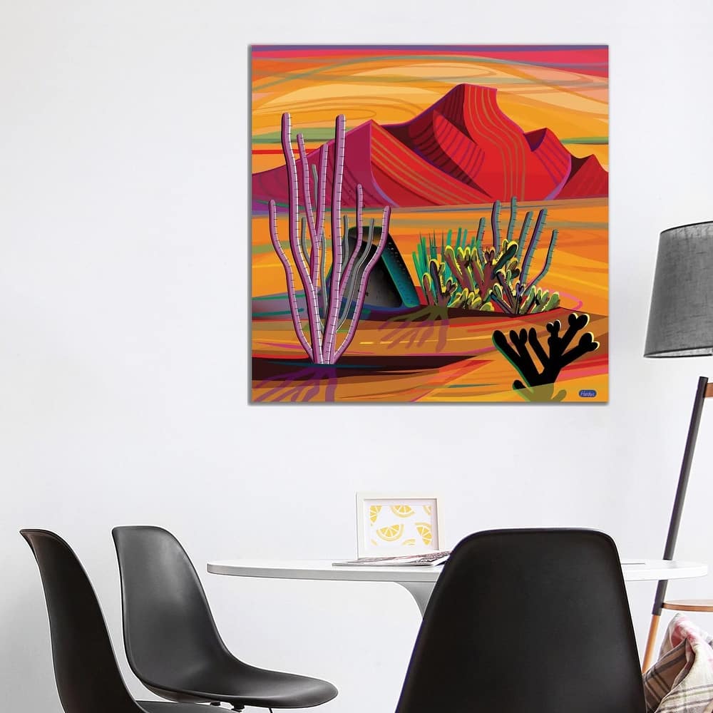 iCanvas "Cactus Garden" by Charles Harker Canvas Print
