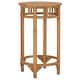 preview thumbnail 1 of 2, vidaXL Bar Table Ø 23.6" Solid Wood Teak - 23.6" x 41.3"