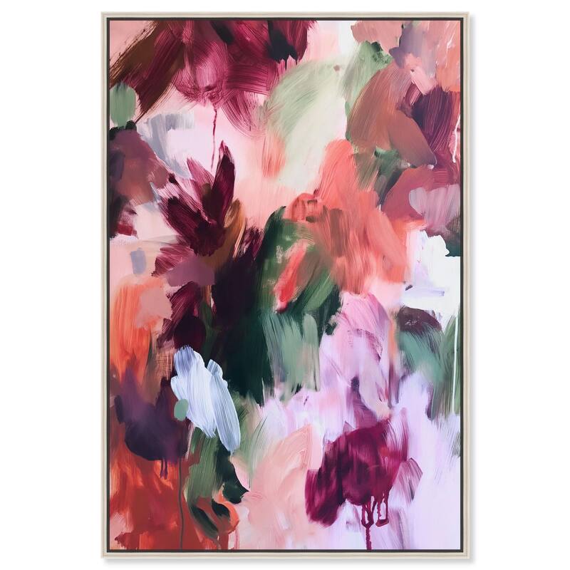 Adelas Garden II Canvas by Art Remedy - Silver - 16" x 24"
