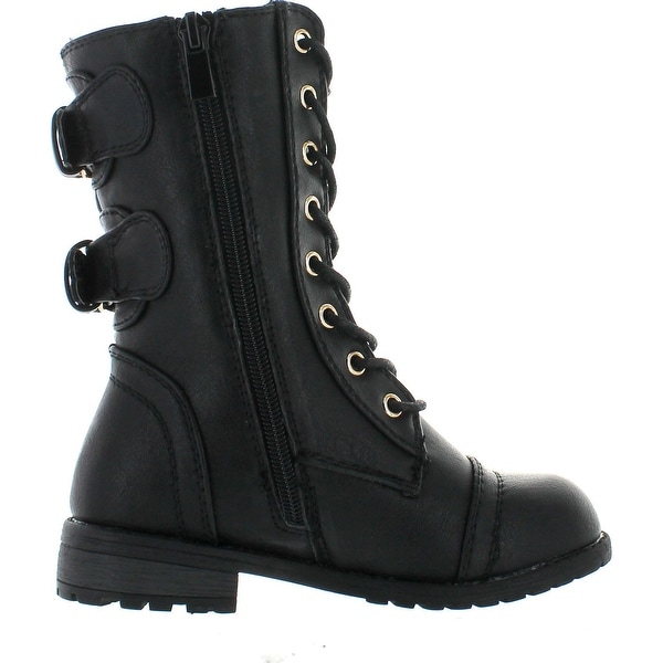 girls combat boots size 3