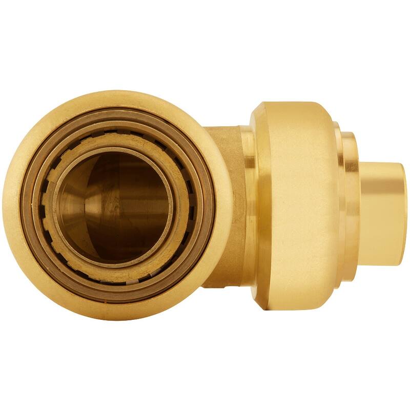 Jones Stephens 1-1/2" PlumBite Push On 90� Elbow, Bag of 1