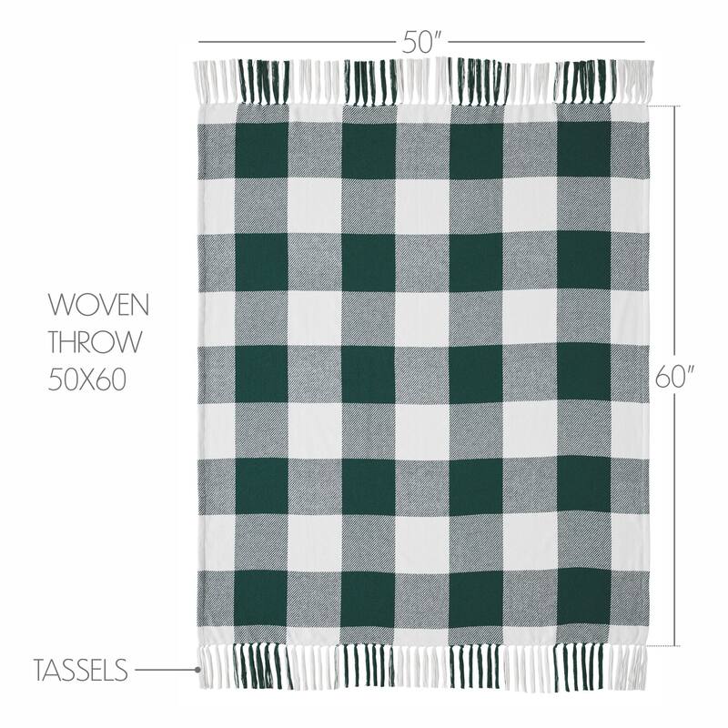 Annie Buffalo Check Woven Throw 50x60