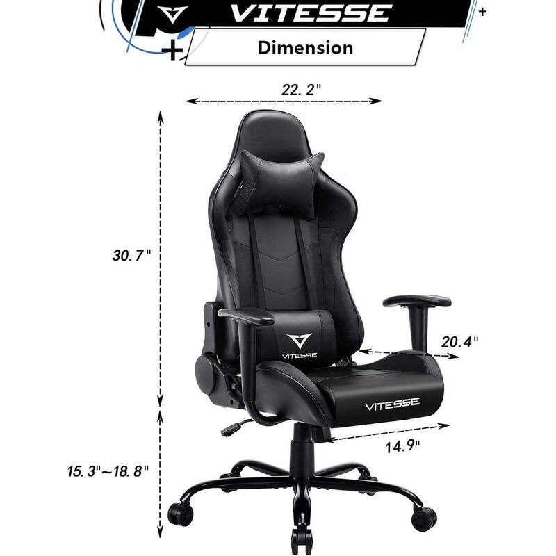 BOSSIN Gaming Chair High Back Computer Office Chair with Lumbar Support and Headrest