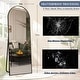 preview thumbnail 30 of 30, Metal Arch Full Length Mirror Floor Mirror Wall-Mounted