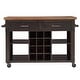 preview thumbnail 11 of 18, Eleanor Kitchen Island with Wine Rack by iNSPIRE Q Classic
