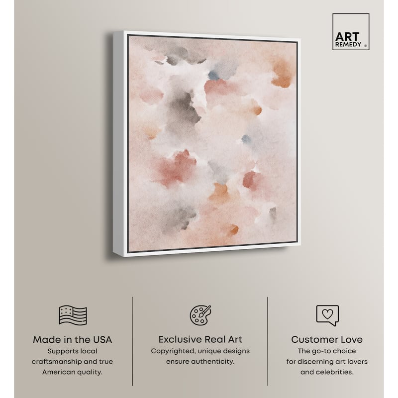 Art Remedy Cocadas Confectionery Framed Watercolor Boho Abstracts