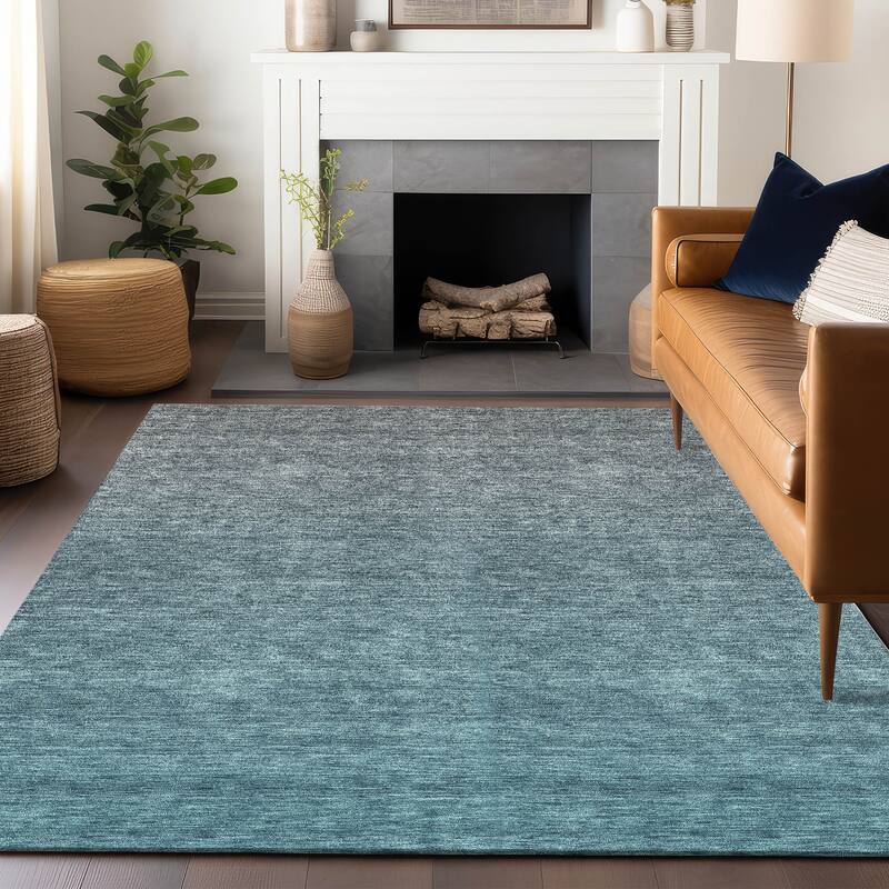 Premium Washable Super Soft Solid Ombre Mayfield Rug