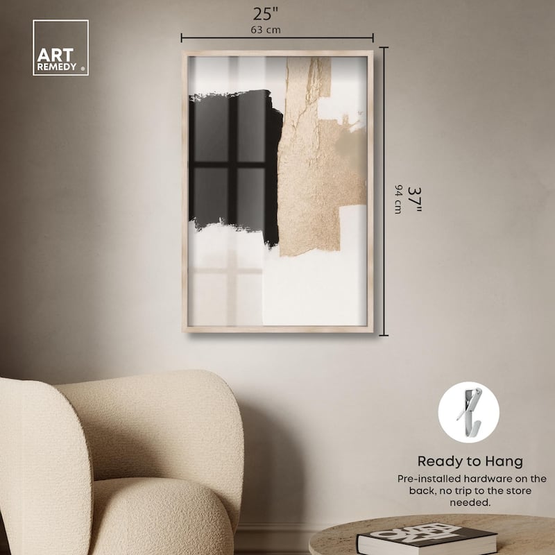 Earth and Ink II Shadowbox by Art Remedy