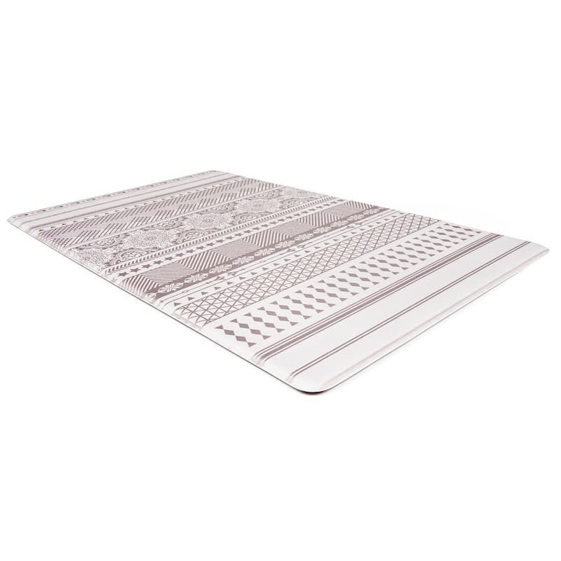 World Rug Gallery Geometric Boho Anti-Fatigue Standing Mat