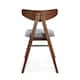 Stocker Fabric and Rubberwood Dining Chairs (Set of 2) by Christopher Knight Home