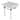 Kingston Brass Templeton 36" x 22" Carrara Marble Vanity Top with Clear Acrylic Console Legs