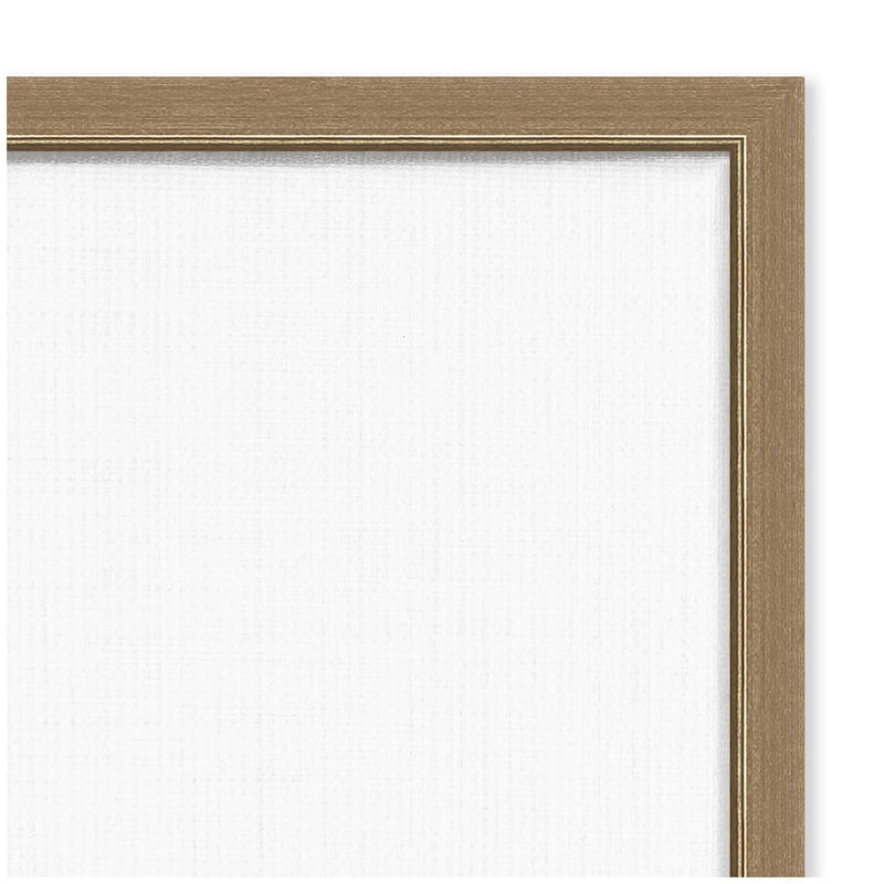 Kate and Laurel Connected Lines by Gabrielly Guedes Framed Canvas Wall Art Print