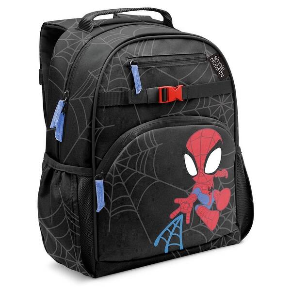 slide 2 of 17, Medium Toddler Backpack for School Girls and Boys Kindergarten Elementary Kids Backpack Fletcher Collection Kids - 15" Marvel: Spidey Kid