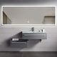 preview thumbnail 9 of 11, Full-length 65-inch Illuminated Rectangle Vanity LED-lit Mirror - 64x21