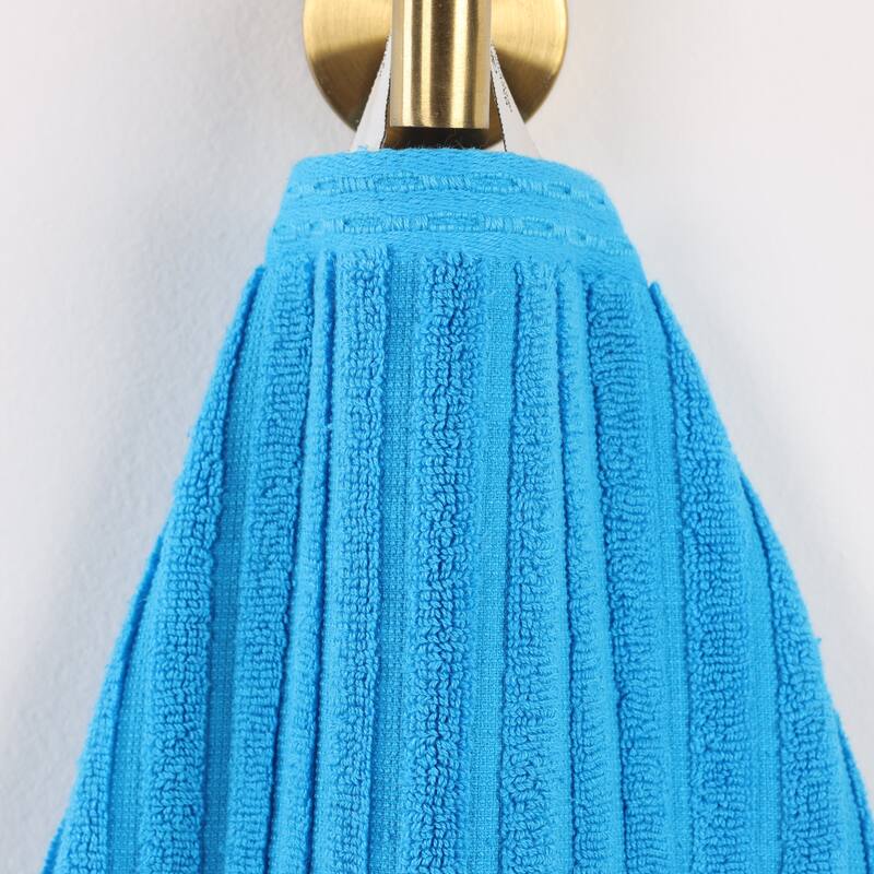 Superior Soho Ribbed Cotton Bath Towel Set of 2