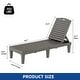 preview thumbnail 36 of 105, Outdoor Chaise Lounge Chairs (Set of 2) with Adjustable Backrest