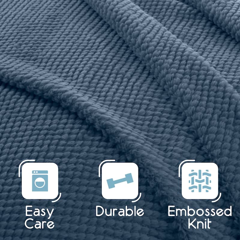 Vellux Plush Texture Blanket