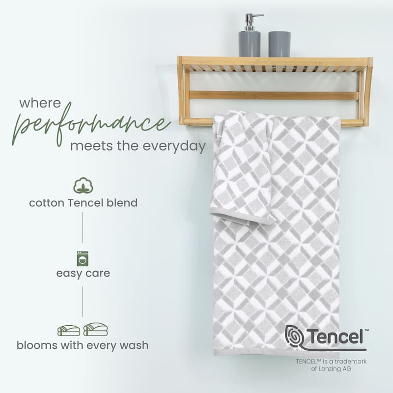 Martex Geo Blue Bath Towel