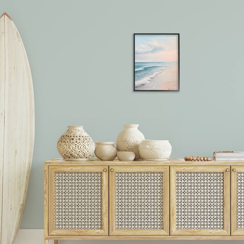 Stupell Serene Sands at Sunset Framed Giclee Art Design By Franklyn Gregory
